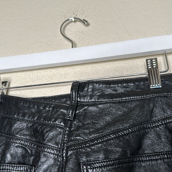 NWOT Revolve AGOLDE Recycled Leather Criss Cross Straight Pants in Detox Sz 30 - Picture 12 of 16